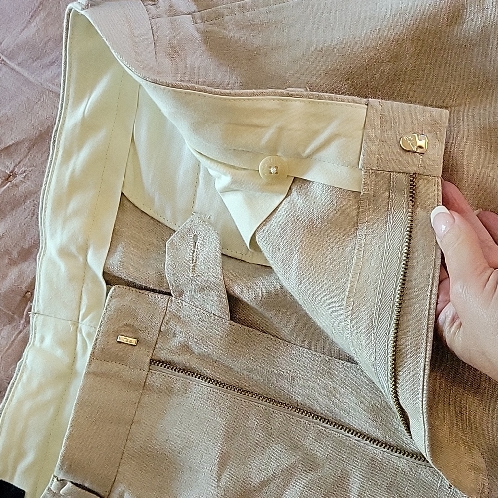 POLO LINEN PANTS - Picture 6 of 8